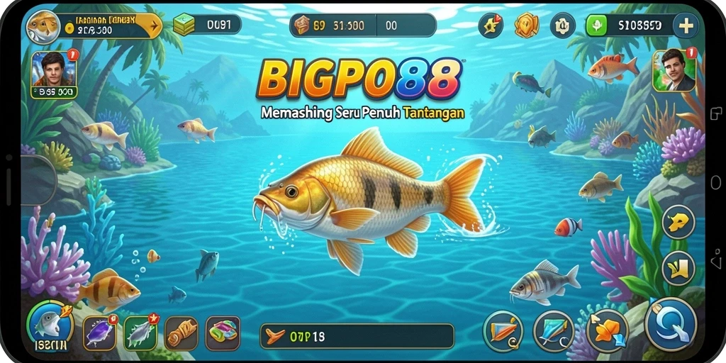 Tangkap ikan terbesar dalam gameplay memancing yang mendebarkan.