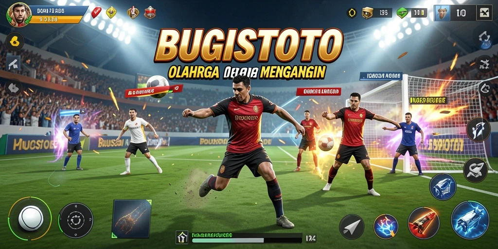 Screenshot gameplay BUGISTOTO yang menampilkan aksi olahraga yang seru.