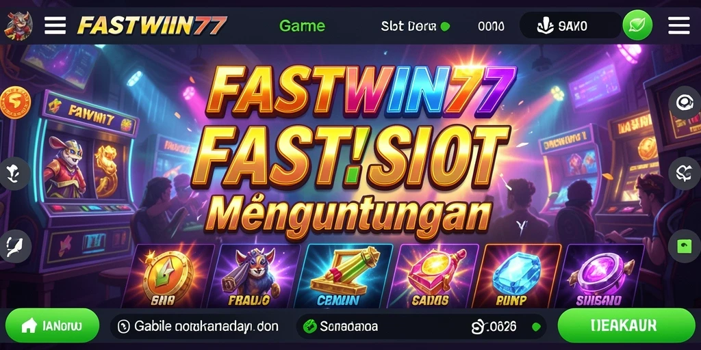 Tampilan gameplay menarik dari game Slot FASTWIN77.