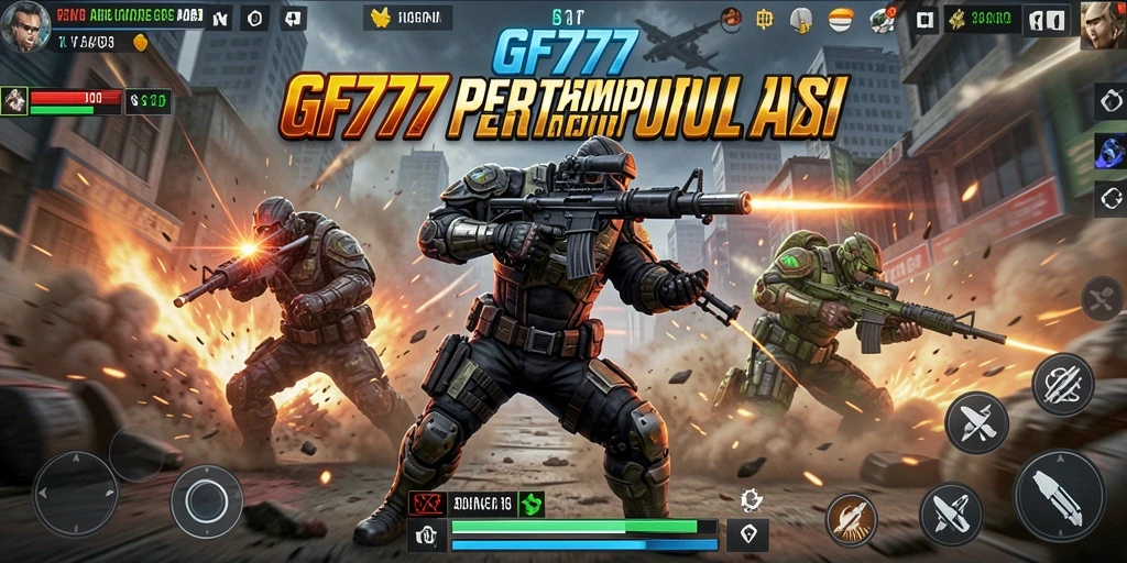 Tampilan mendebarkan dari gameplay GF777 yang penuh aksi.