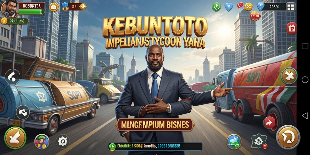 Tampilan gameplay KEBUNTOTO yang penuh warna dan menarik.