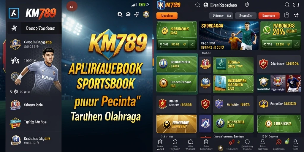 Tangkapan layar gameplay KM789 menampilkan taruhan olahraga yang menarik.