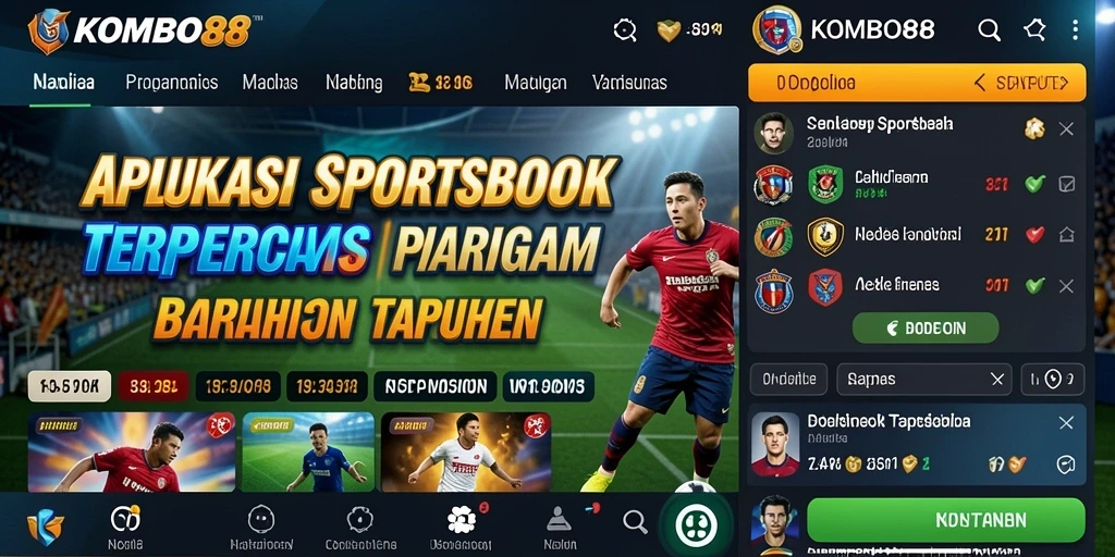 Tampilan gameplay Sportsbook yang interaktif dan menyenangkan.