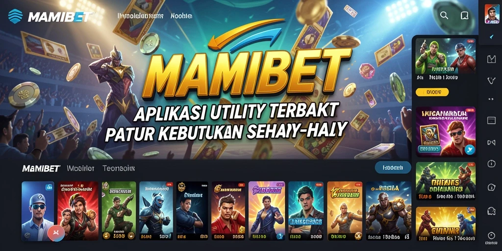 Tampilan antarmuka MAMIBET yang sederhana dan fungsional.