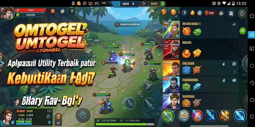 Tampilan utama aplikasi OMTOGEL dengan fitur-fitur yang memudahkan pengguna.