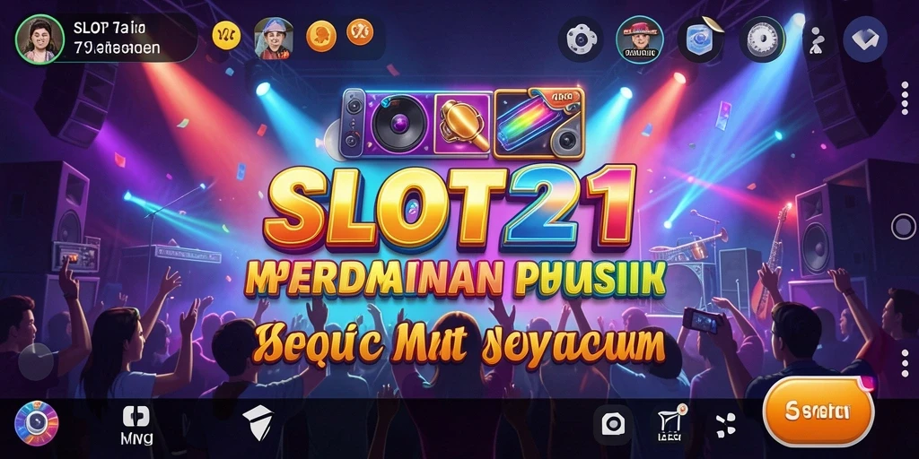 Tampilan gameplay SLOT21 yang menarik dan penuh warna.