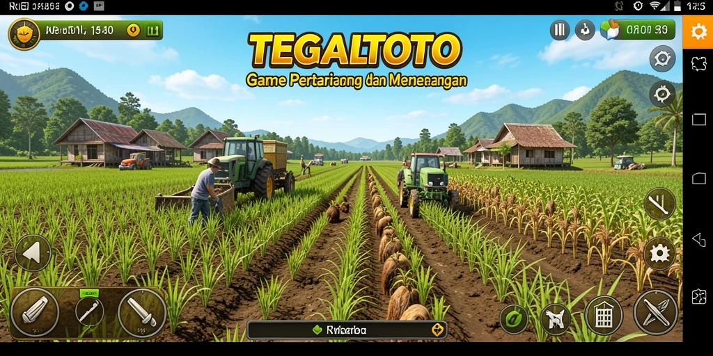 Gameplay seru dalam TEGALTOTO yang menampilkan pertanian yang mengasyikkan.
